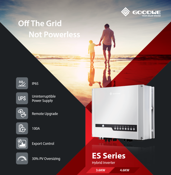 Inverter hybrid goodwe 3.6kw năng lượng mặt trời