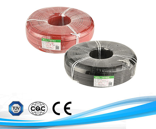 Dây cáp điện Halukabel DC 4.0 mm đỏ đen năng lượng mặt trời