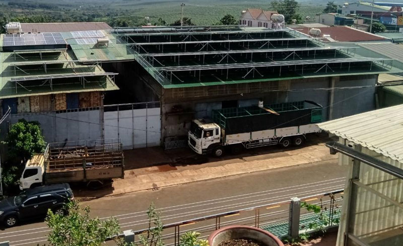 Điện mặt trời 100kWp công ty Ong mật Gia Lai