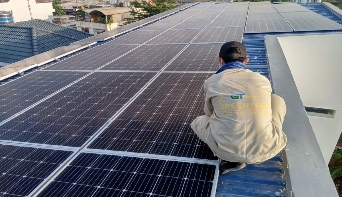 Điện mặt trời trường học 36kWp TP Hồ Chí Minh