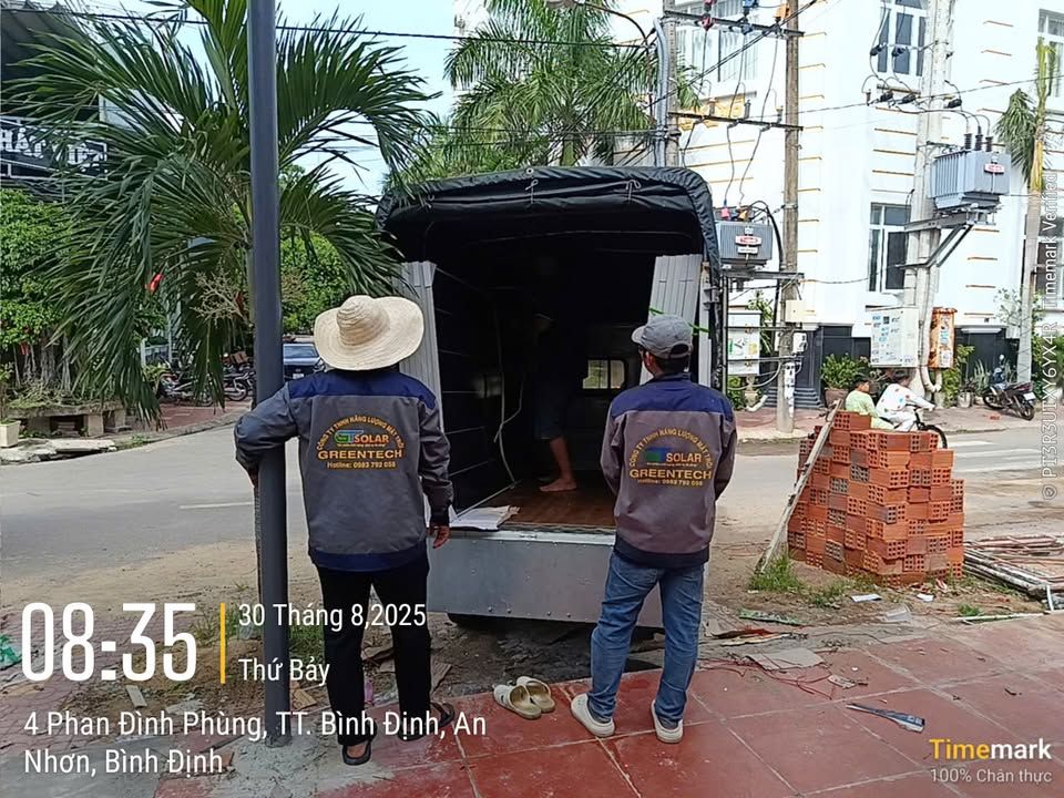  Kịp bàn giao đưa vào sử dụng hệ thống 10kw 1pha cho khách hàng kinh