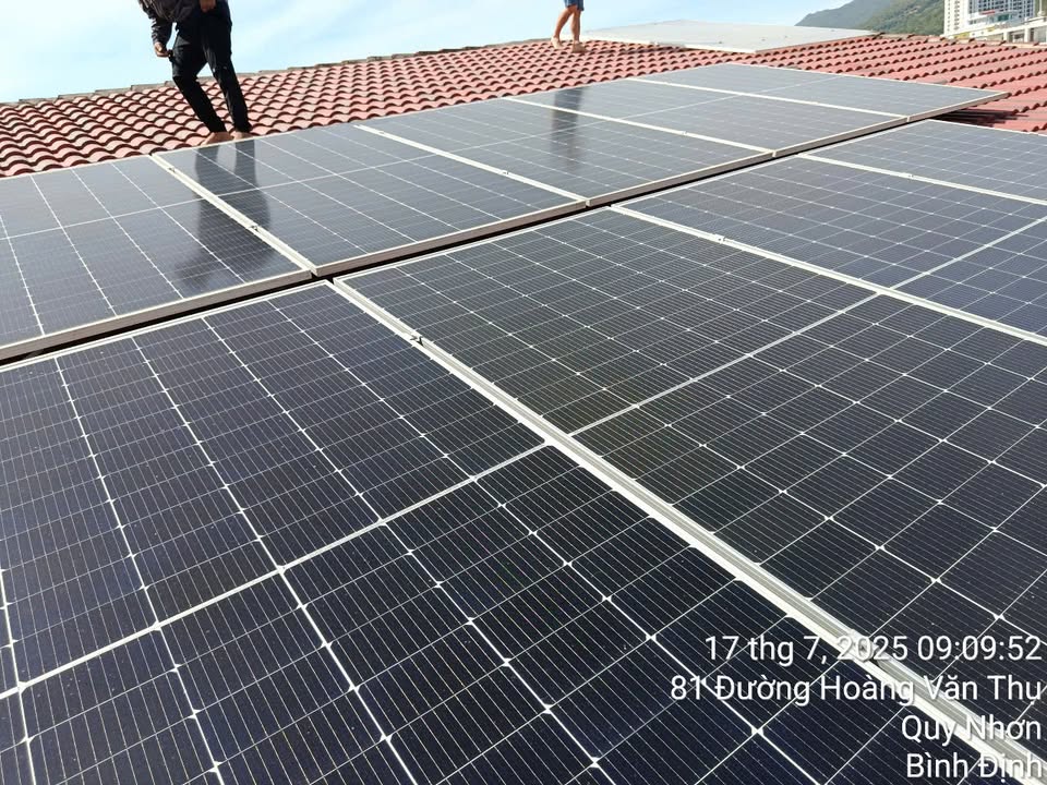 Hoàn thành công trình lắp đặt điện năng lượng mặt trời cho Cửa hàng