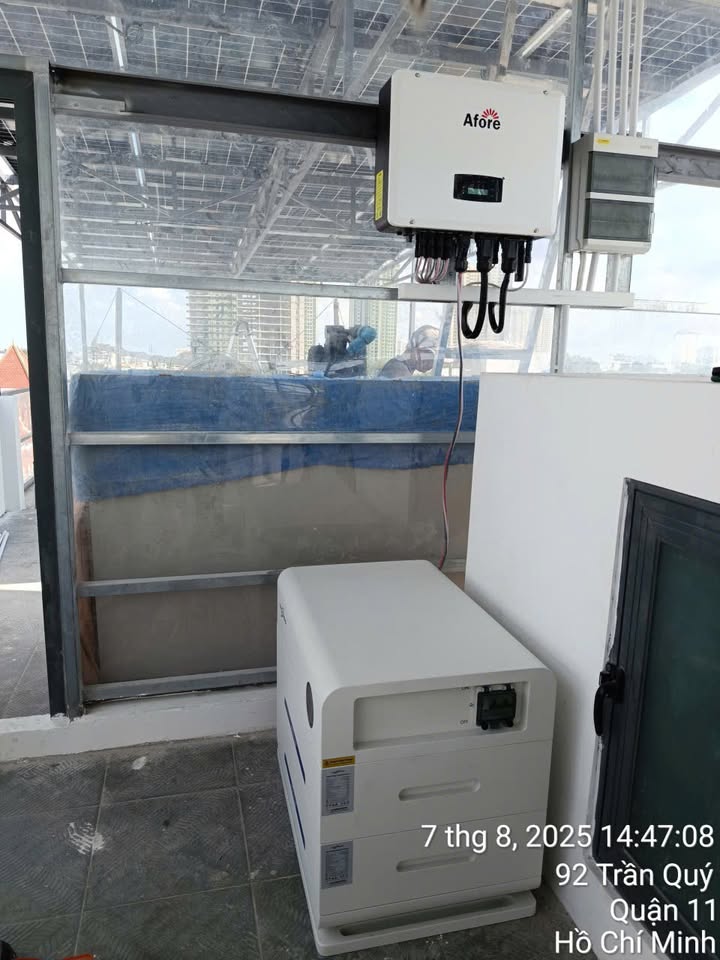 Hoàn thành công trình 21kWp cho khách TP.HCM