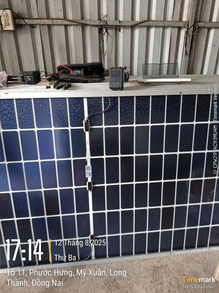 Hoàn thành công trình 5kWp cho khách hàng Mỹ Xuân_Long Thành_Đồng Nai.