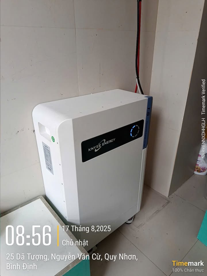 Hoàn thành bàn giao công trình 7kWp lưu trữ cho Khách hàng Quy Nhơn