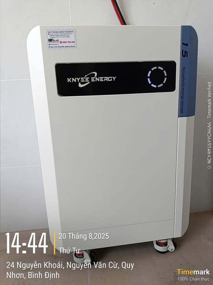  Bàn giao đưa vào sử dụng hệ thống 7kw 1pha tiết kiệm 2 - 2,5tr tiền