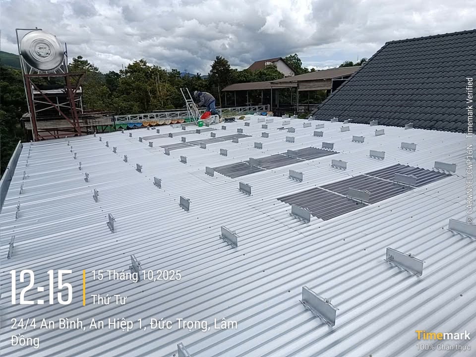  Tiếp tục triển khai công trình 29kwp 3pha tại: 18/7 An Hiệp – Hiệp
